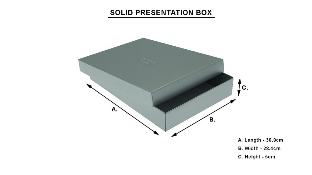 Solid Presentation Box Sizes